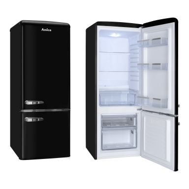 Freistehender kühl-gefrierschrank KGCR 384 150 S Amica